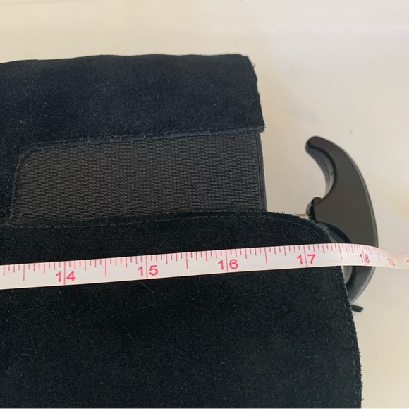 Anne Klein Womens Alanna Black Suede Knee High Wedge Boots Size US 8.5 M - Picture 8 of 10